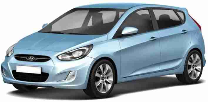 3D коврики в салон из экокожи для Hyundai Solaris I хетчбек (Хендай Солярис) 2010-2017