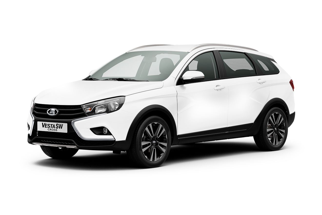 3D коврики в салон из экокожи для Lada Vesta SW cross 2018-н.в