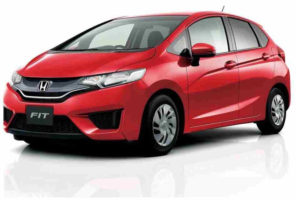 3D коврики в салон из экокожи для Honda Fit III правый руль (GK) (Хонда Фит ГК) 2013-