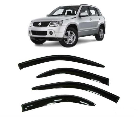 Дефлекторы окон Suzuki Grand Vitara 5 дв. 2005-2016 Дефлекторы окон Suzuki Grand Vitara 5 дв. 2005-2016