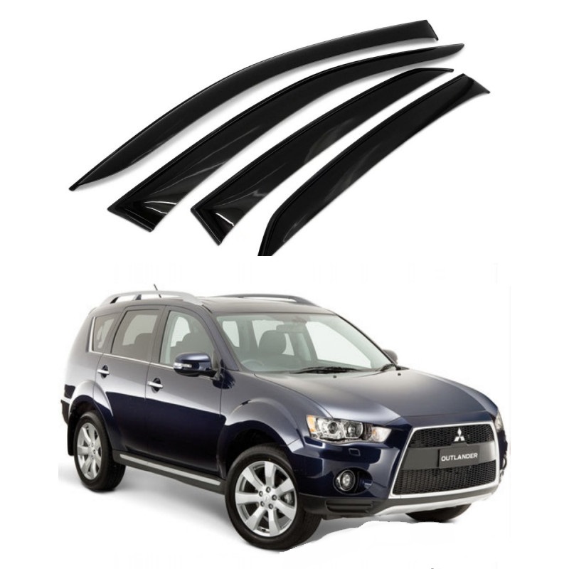 Дефлекторы окон Mitsubishi Outlander 2006-2012 Дефлекторы окон Mitsubishi Outlander 2006-2012