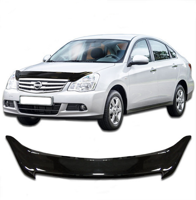 Дефлектор капота Nissan Almera (G11) 2012-2018 Дефлектор капота Nissan Almera (G11) 2012-2018