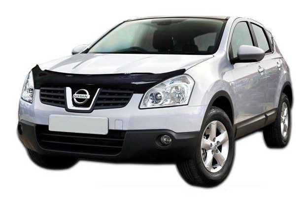 Дефлектор капота Nissan Qashqai +2 2006-2010 Дефлектор капота Nissan Qashqai +2 2006-2010