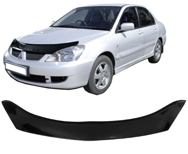 Дефлектор капота Mitsubishi Lancer 2003-2010 Дефлектор капота Mitsubishi Lancer 2003-2010