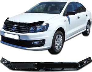 Дефлектор капота Volkswagen Polo 2015 - 2020 Дефлектор капота Volkswagen Polo 2015 - 2020