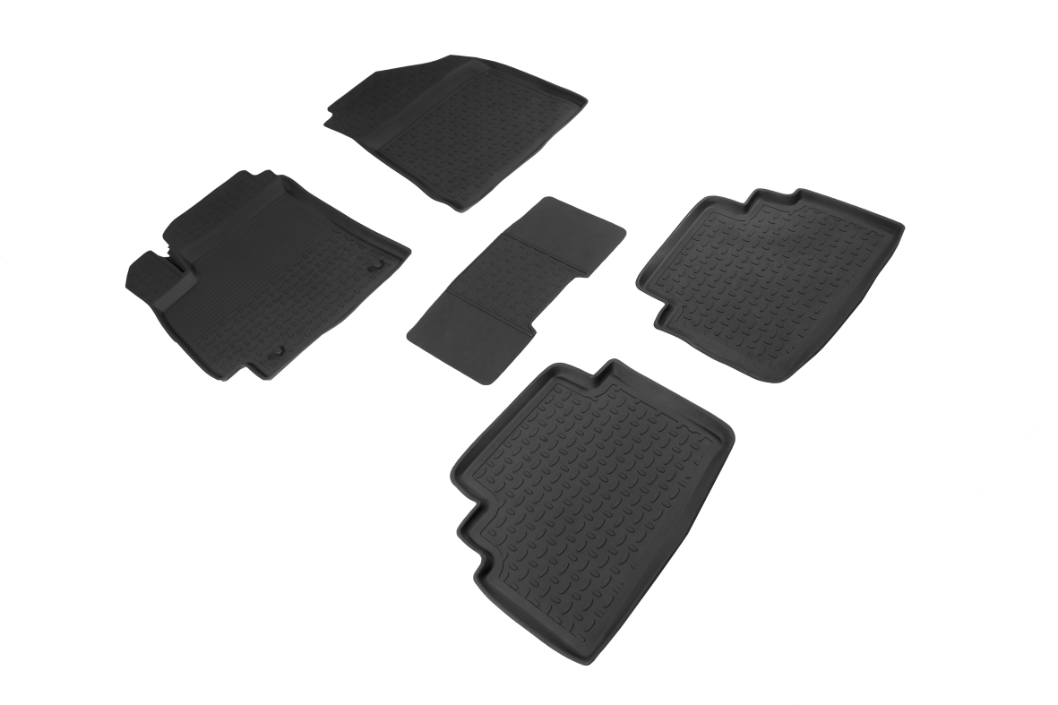 Коврики в салон резиновые с бортом для Kia Seltos 2019-н.в. Коврики в салон резиновые с бортом для Kia Seltos 2019-н.в.