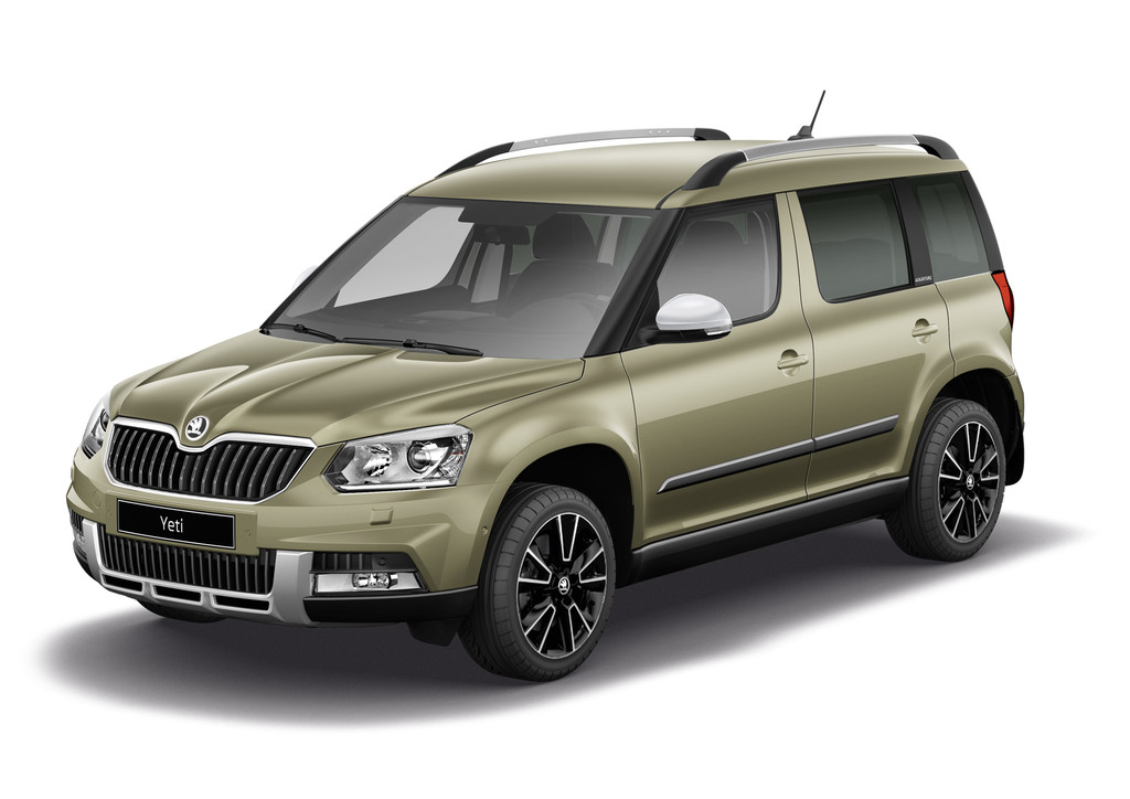 3D коврики в салон из экокожи для Skoda Yeti 5L 2014-2018