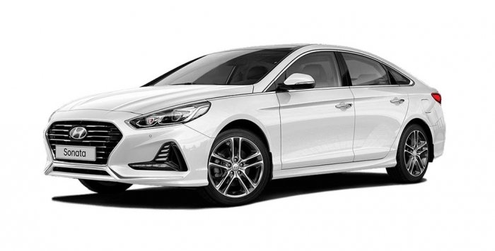 3D коврики в салон из экокожи для Hyundai Sonata VIII (DN8) (Хендай Соната) 2019-н.в.