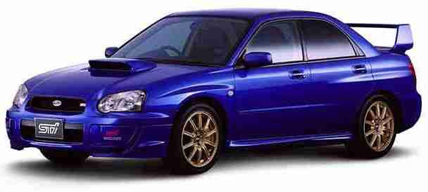 Subaru Impreza II правый руль седан (GD) (Субару Импреза ГД) 2000-2007