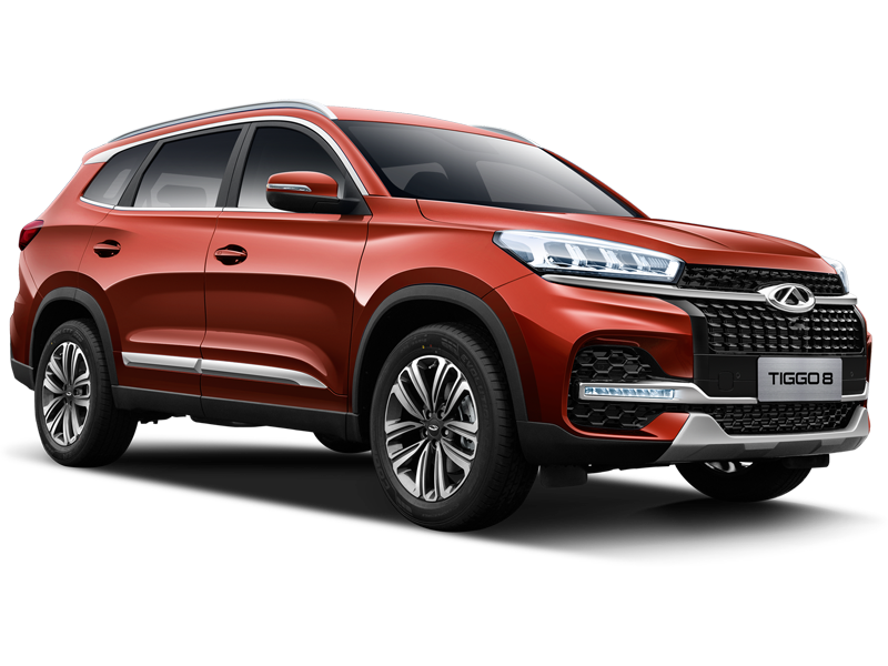 3D коврики в салон из экокожи для Chery Tiggo 8 2018-н.в.