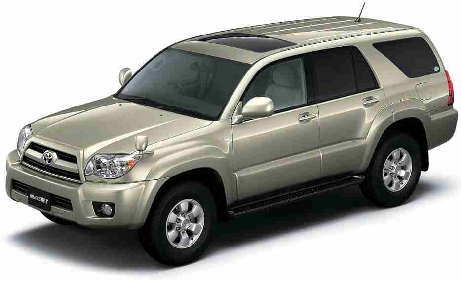 Toyota Hilux Surf IV правый руль (N210) (Тойота Хайлюкс Сурф) 2002-2009