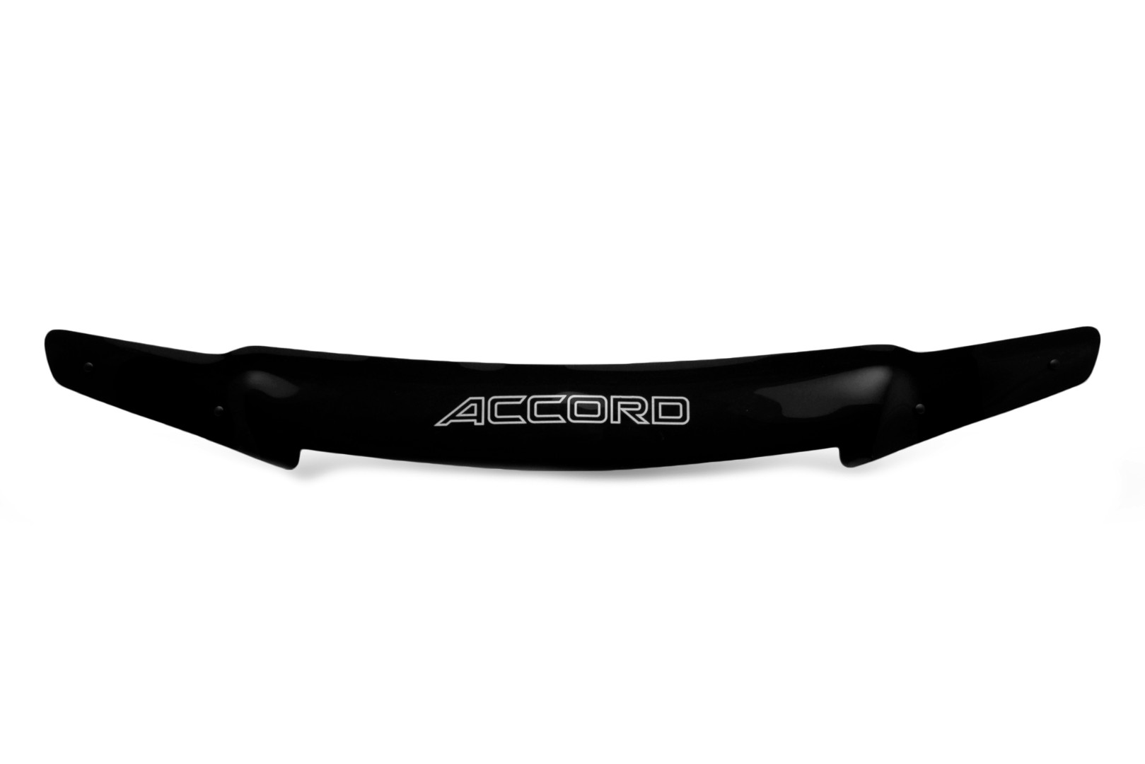 Дефлектор капота для Honda Accord, 2002-2006, с хромированным молдингом Дефлектор капота для Honda Accord, 2002-2006, с хромированным молдингом