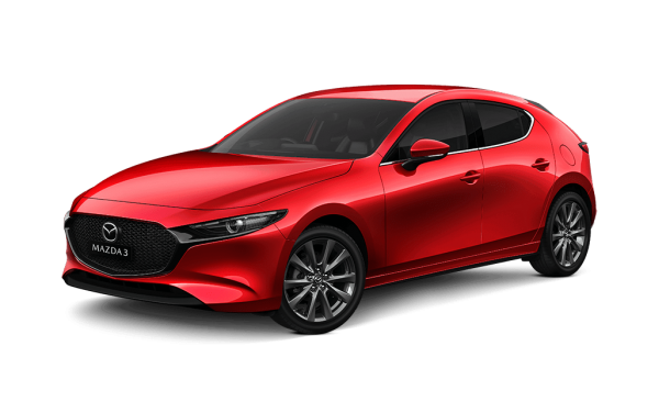 3D коврики в салон из экокожи для Mazda 3 (BP) 2019-н.в.